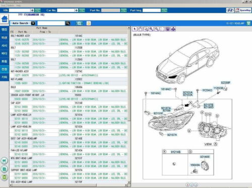 Hyundai & Kia SM EPC 2020 Software de catálogo de piezas de repuesto última versión