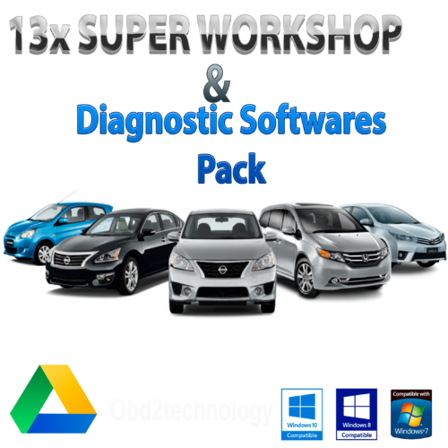 13 super pack de logiciels de diagnostic d'atelier mitchel 2015+all data 2014 workshop and more instant download