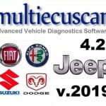 Diagnosesoftware Multiecuscan 4.2 2019 Fiat/Chrysler/Jeep/Dodge/Alfa Romeo