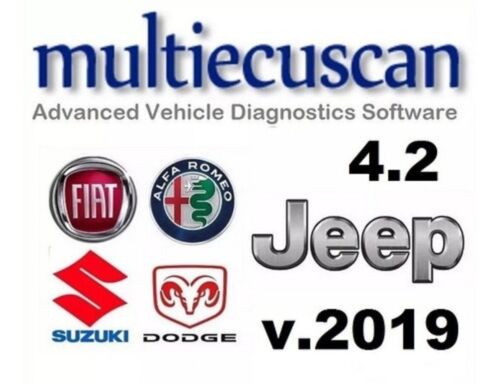 Multiecuscan 4.2 2019 Fiat/chrysler/jeep/dodge/alfa romeo/ jeep/ chrysler