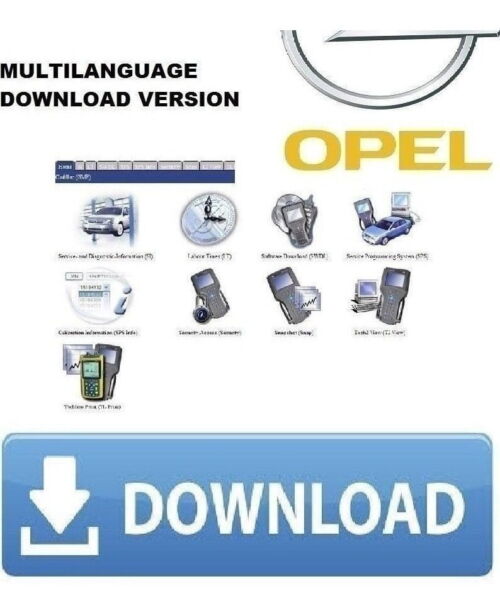 Opel Vauxhall Global Tis V32.0b V36 diagnostic and workshop software for Opel Chevrolet Vauxhall GM