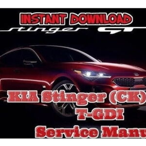 KIA Stinger (CK) G 3.3 T-GDI Global Information System 2019 service manual pdf version 1100 pages