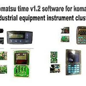 Komatsu time v1.2 Group Industrial Equipment Software del panel de instrumentos