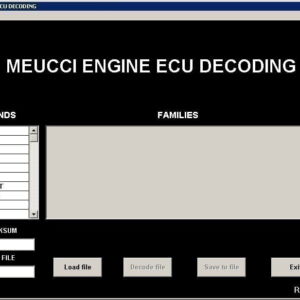 Meucci Engine Ecu Decoding 3.1 Software für Immo Off inmobilizer - sofortiger Download