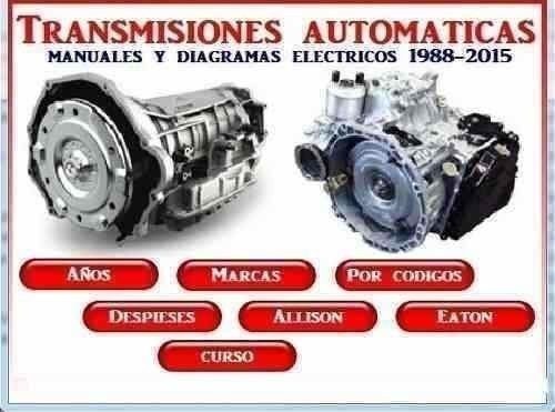 Manuales de reparación de transmisiones automáticas con diagramas para coches de 1988 a 2014