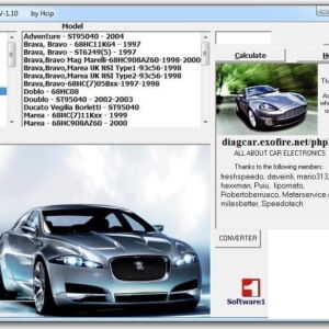 Kilometerstandskorrektur-Software für Dashboard Auto Carculator V1.1 - sofortiger Download