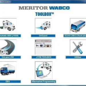 Sistema de diagnóstico de tractores Meritor Wabco Toolbox 12.9