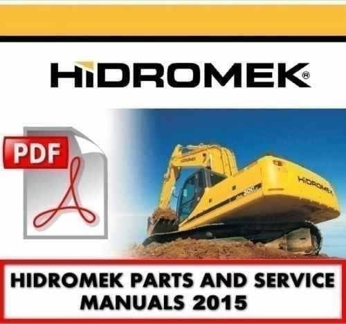 Hidromek Parts and service manuals [2015] Pdf version