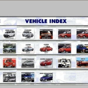 Catálogo de piezas Daihatsu para vehículos de pasajeros y comerciales 2014 - descarga instantánea
