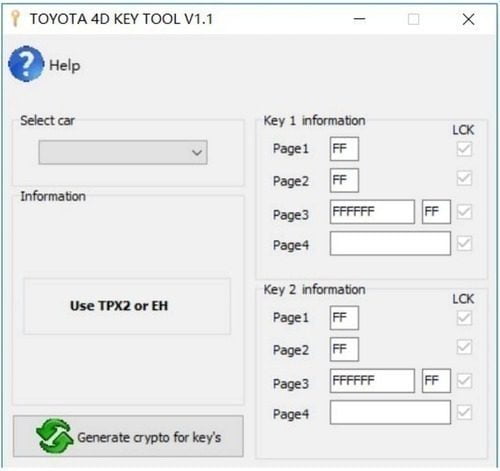 Toyota software for Immo Off 4d Keytool Obd2 key pin – instant download