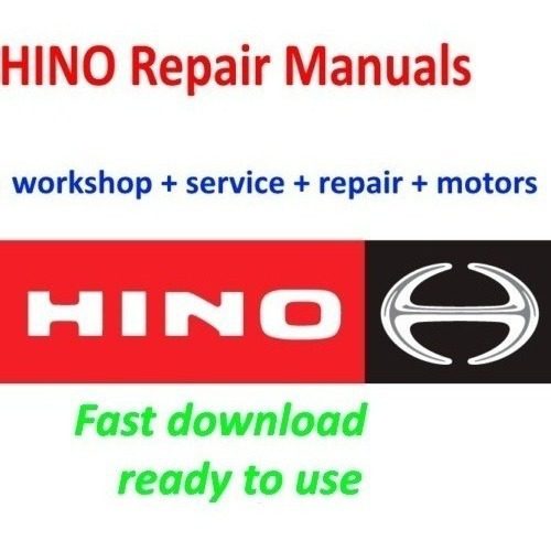 HINO Truck Handbücher 2001-2019 + Bonus! Hino DX2 1.1.20.8