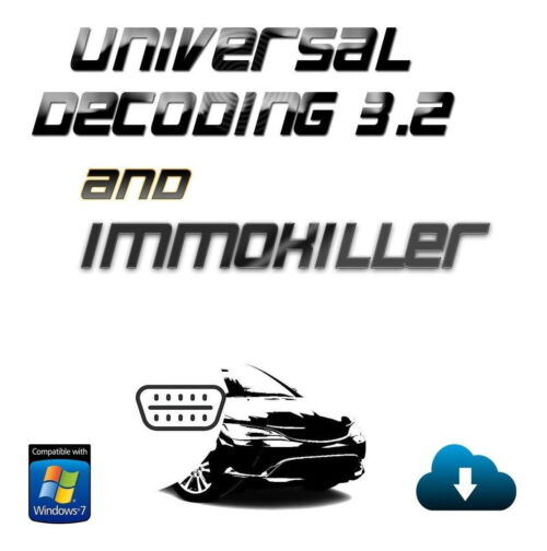 Immo Universal Decoding 3.2 & Immokiller- best Immo Off software pack