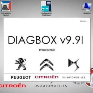 Psa Diagbox 9.91 2021 para lexia 3 Preinstalado en vmware windows mac