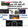 36x pack de logiciels pour Immo Off, Egr Off, dpf Off installation native windows