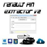Renault Pin Extractor V2+Psa Engine Ecu Code key pin softwares