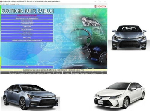 Toyota Lexus EPC Weltweiter Teilekatalog Alle Regionen Update vom 07.2020
