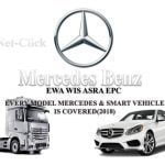 Mercedes ewa+wis+asra+epc 2018 esquemas de cableado/piezas de repuesto/información del taller