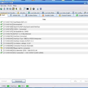 Scanmaster V2.1 for Elm327 Scanner Diagnostic Software