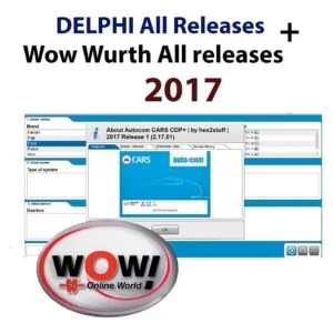 Delphi 2017 und Wow wurth 2021 softwares mit allen Versionen auf vmware+ Advanced Diagnostics