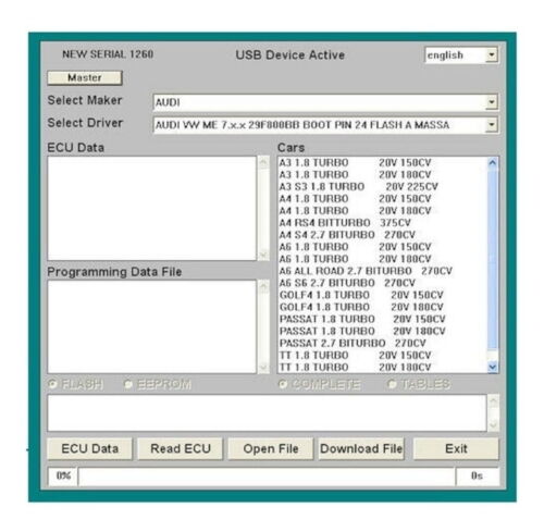 Galletto 1260 Ecu Tuning software for Remapping with Galletto programmer – instant download