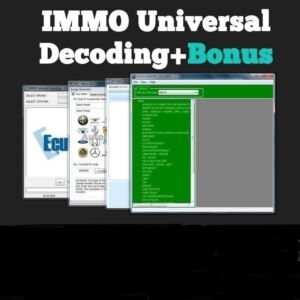 12x softwares for Dpf Fap Egr with Immo Off Universal Decoding 2018 – instant download
