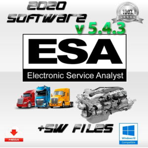 Paccar esa 2021 electronic service analyst 5.4.3.0+2021-02+sw files software de diagnóstico para camiones