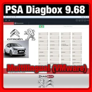 psa diagbox 9.68 2020 para lexia 3 en vmware