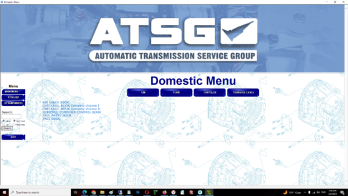 ATSG Transmissions 2012 V. para software de reparación de transmisiones automáticas de automóviles