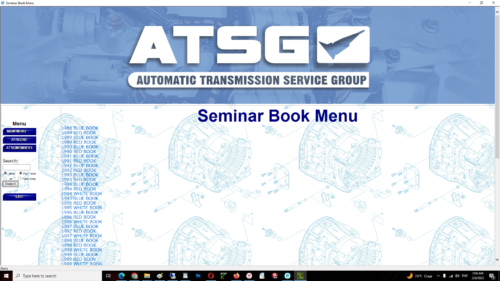 ATSG Transmissions 2012 V. para software de reparación de transmisiones automáticas de automóviles