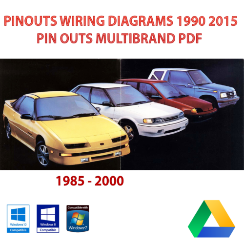 automotive car pinouts wiring diagrams 1985 to 2000 pin outs multibrand pdf