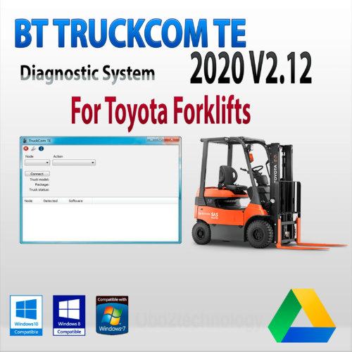 bt truckcom te 2020 v2.12 for toyota forklifts diagnostic software instant download