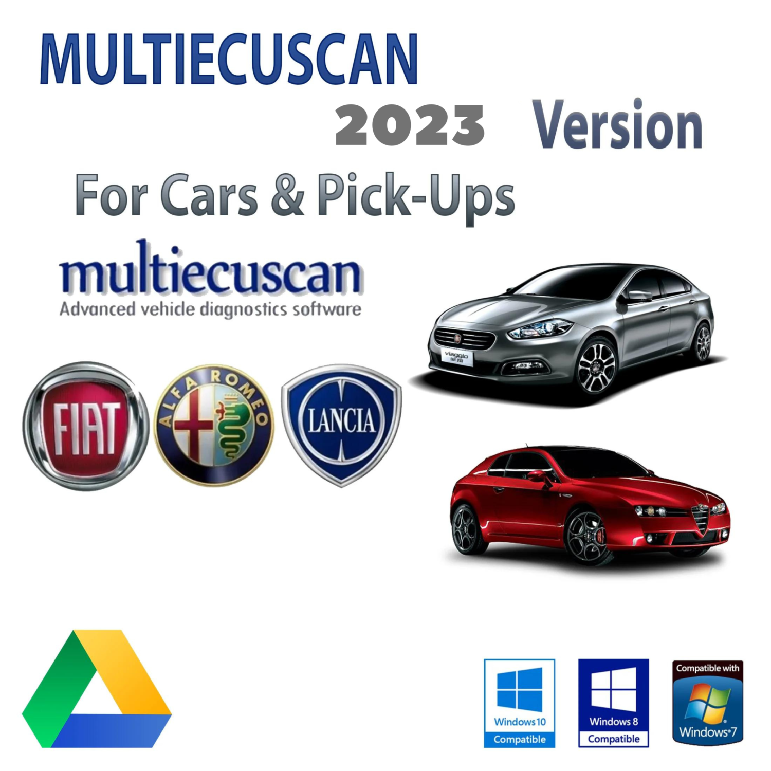 Multiecuscan v5.0 2023 für Fiat/Dodge/Chrysler Advanced Diagnostic Software Full Version
