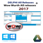 Delphi 2017 y Wow wurth 2023 softwares con todas las versiones en vmware+Advanced Diagnostics