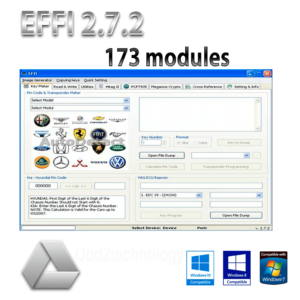 ecus software effi v2.7.2 173 modules pour mini zed bull téléchargement immédiat