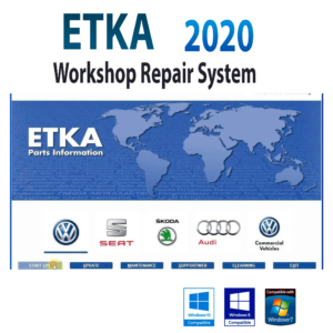 Etka 8.1 2020 Logiciel d’atelier Volkswagen / SEAT / Skoda / Audi avec recherche VIN Téléchargement instantané