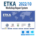 Etka 8.5 2022/10 workshop software Volkswagen/Seat/Skoda/Audi on vitual machine