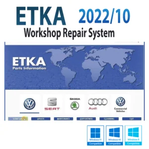 ETKA 8.5 2022/10 Software de taller Volkswagen/Seat/Skoda/Audi en VMware