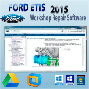 software de reparación de taller ford etis 2015 en vmware preinstalado windows descarga instantánea