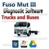 Mitsubishi Fuso Mut III Mut 3 Camions Bus 2019 Logiciel de diagnostic + ECU Rewrite ROM Data 2019