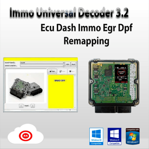 immo off universal decoder 3.2 software for obd2 elm327 programmers windows 7,8,10 instant download