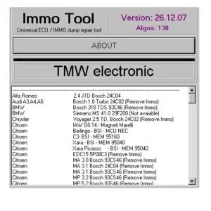 IMMO Tool v26.12 Immo Off ECU Repair Software Descarga instantánea