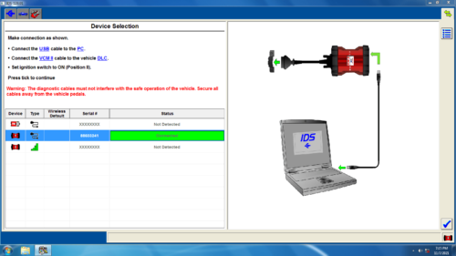 Mazda IDS-Software v123.01 2021 VCM2 Diagnose neueste Version auf virtueller Maschine VMware