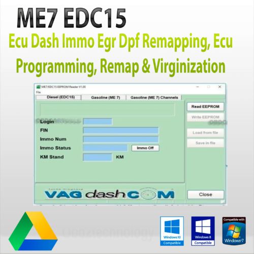 me7 edc15 eeprom reader 1.00 / edc15 msa15 für ecu programmierung sofortiger download
