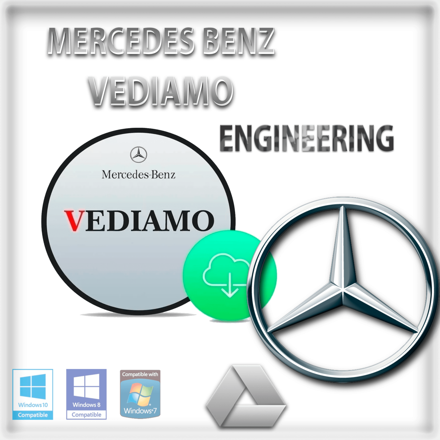 mercedes benz vediamo oficial 2019 5.1.1 diagnostic engineering software instant download