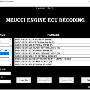 Immo Off Software Meucci Engine ECU Decoding V3.1 2018 Version Sofort-Download