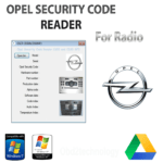Software de lectura de códigos de seguridad de Opel CD30 y CD30MP3 listo para usar