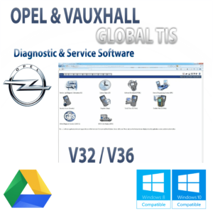 Opel Vauxhall Global TIS V36 V32 Software para Opel / Saab / Chevrolet / Vauxhall Descargar Instant