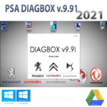 Psa Diagbox 9.91 2021 para lexia 3 Máquina virtual preinstalada Windows Mac