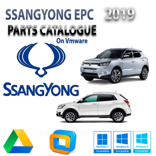 ssangyong epc 2019 vin search spare parts catalogue preinstalled on vmware instant download