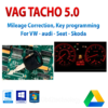 vag tacho 5.0 kilometerstand reparatur software ecu bsi airbag 2018 version instant download